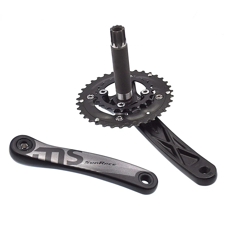 SUNRACE Pédalier 10 Vitesses 36/22 Dents, Manivelles 175 Mm Avec Boitier 1 SUNRACE Pédalier 10 Vitesses 36/22 Dents, Manivelles 175 Mm Avec Boitier