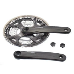 SUNRACE Pédalier 7/8 Vitesses 48-38-28 Dents Avec Cache Pédalier -Mon Univers Velo Magasin pedalier 7 8 vitesses 48 38 28 dents avec cache pedalier 2