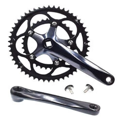 Mon Univers Velo Magasin -Mon Univers Velo Magasin pedalier alu route 50 34d l 175 mm noir 1