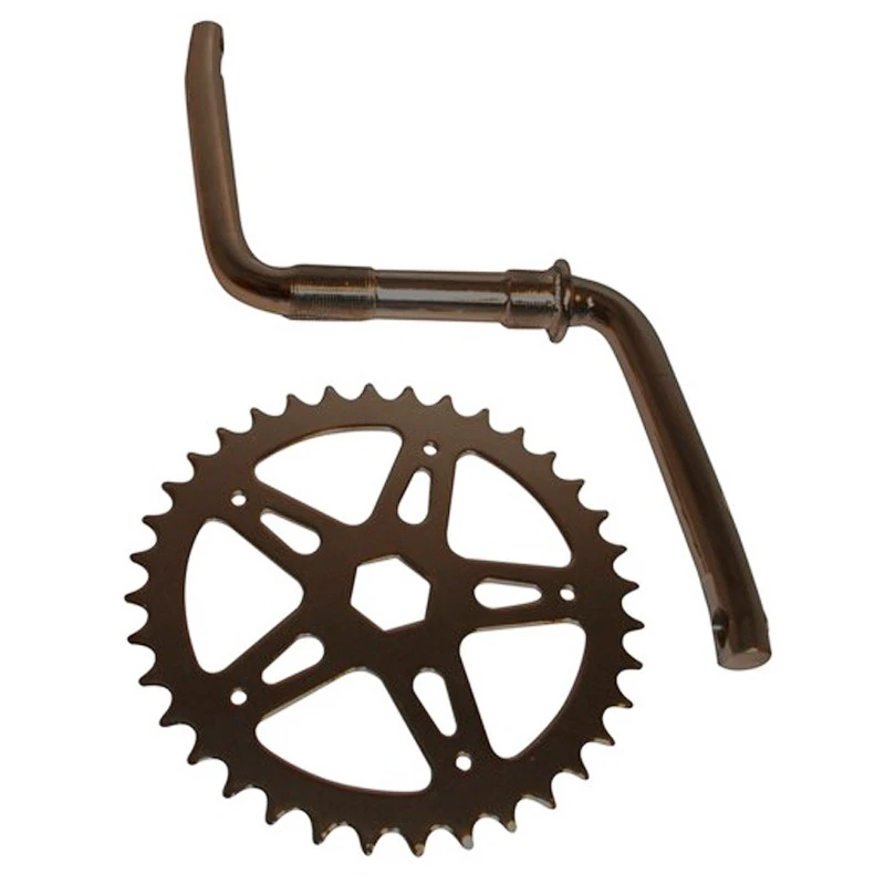 ARCADE Pédalier BMX Acier Monobloc 44 Dts, L170 Mm 1 ARCADE Pédalier BMX Acier Monobloc 44 Dts, L170 Mm