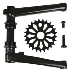 Pédalier BMX Samox 25T 1/2-1/8 165mm Noir. Freestyle