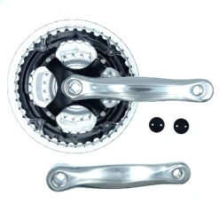 Pédalier Trois Plateaux 7/8 Vitesses 42/34/24 Dents SunRace