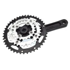 Pédalier VTT Triple 44-32-22 Dents Compatible 9 Vitesses -Mon Univers Velo Magasin pedalier vtt triple 44 32 22 dents compatible 9 vitesses 2