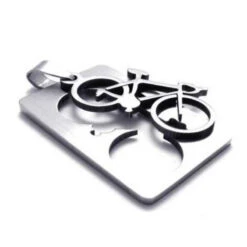 Pendentif Vélo En Acier Inoxydable -Mon Univers Velo Magasin pendentif velo en acier inoxydable 1