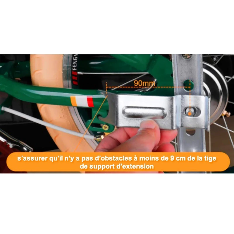 Petites Roues Pour Vélo Enfant 12 à 20 Pouces 6 Petites Roues Pour Vélo Enfant 12 à 20 Pouces – Image 6