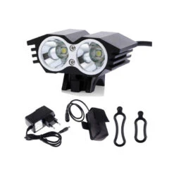 Phare De Vélo Avant 6000 Lumens Sur Guidon