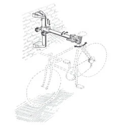 PERUZZO Pied De Montage Vélo Avec Mâchoire à Fixation Murale 6 PERUZZO Pied De Montage Vélo Avec Mâchoire à Fixation Murale -Mon Univers Velo Magasin pied de montage velo avec machoire a fixation murale 1