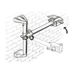 PERUZZO Pied De Montage Vélo Avec Mâchoire à Fixation Murale 7 PERUZZO Pied De Montage Vélo Avec Mâchoire à Fixation Murale -Mon Univers Velo Magasin pied de montage velo avec machoire a fixation murale 2