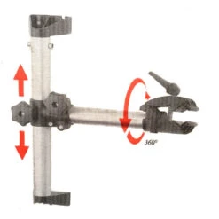 PERUZZO Pied De Montage Vélo Avec Mâchoire à Fixation Murale 9 PERUZZO Pied De Montage Vélo Avec Mâchoire à Fixation Murale -Mon Univers Velo Magasin pied de montage velo avec machoire a fixation murale 4