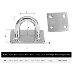 Plaque D'ancrage Mural Pour Fixation Chaine De Vélo -Mon Univers Velo Magasin plaque d ancrage mural pour fixation chaine de velo 4