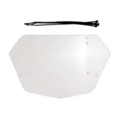 Plaque Guidon BMX Transparente 21,7 Cm X 13,6 Cm