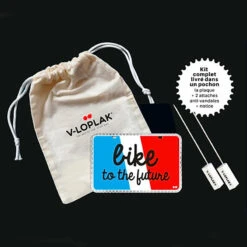 Plaque Vélo Réfléchissante Bike To The Future V-LOPLAK 5 Plaque Vélo Réfléchissante Bike To The Future V-LOPLAK -Mon Univers Velo Magasin plaque velo reflechissante bike to the future v loplak 1