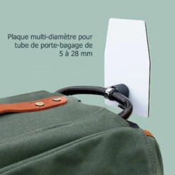 Plaque Vélo Verte Les Vrais Héros Sont à Vélo V-LOPLAK -Mon Univers Velo Magasin plaque velo verte les vrais heros sont a velo v loplak 4