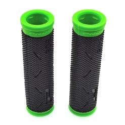 Poignée VTT PROGRIP Noir/Vert L125 Mm - Paire -Mon Univers Velo Magasin poignee vtt progrip noir vert l125 mm paire 1
