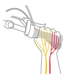Poignées De Vélo Ergonomiques Avec Cornes EasyFlex -Mon Univers Velo Magasin poignees de velo ergonomiques avec cornes easyflex 2
