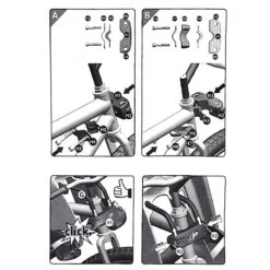 Polisport - Fixation Sur Tube De Direction Pour Siège Enfant Avant -Mon Univers Velo Magasin polisport fixation sur tube de direction pour siege enfant avant 4