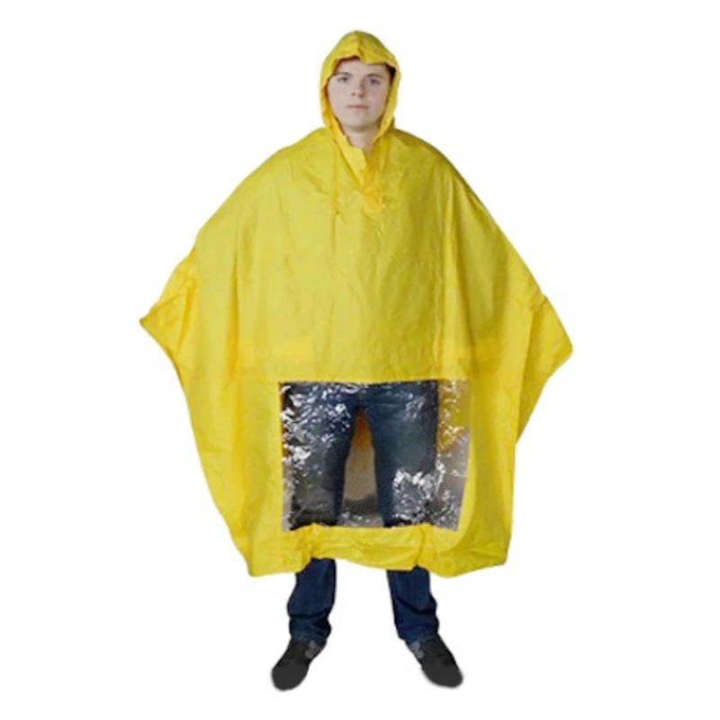 Poncho Pluie Avec Fenêtre Pour Lumière De Vélo 1 Poncho Pluie Avec Fenêtre Pour Lumière De Vélo