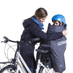 Tucano Urbano Poncho Thermique Et Déperlant Tucano Opossum Pour Porte-bébé AR Gris -Mon Univers Velo Magasin poncho thermique et deperlant tucano opossum pour porte bebe ar gris 5