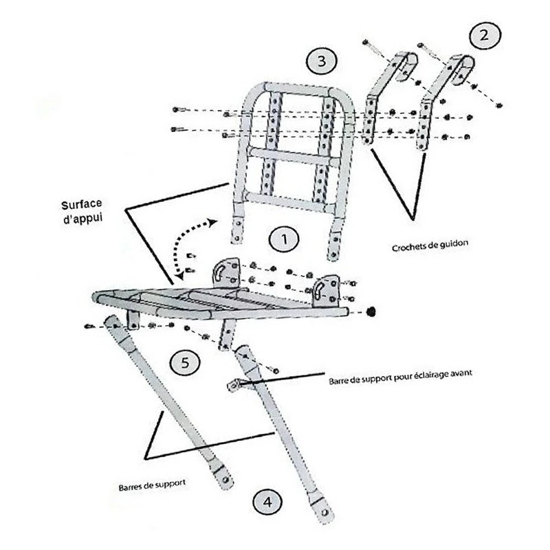 M-Wave Porte Bagage Avant Pour Vélo Avec Socle En Bois 3 M-Wave Porte Bagage Avant Pour Vélo Avec Socle En Bois – Image 3