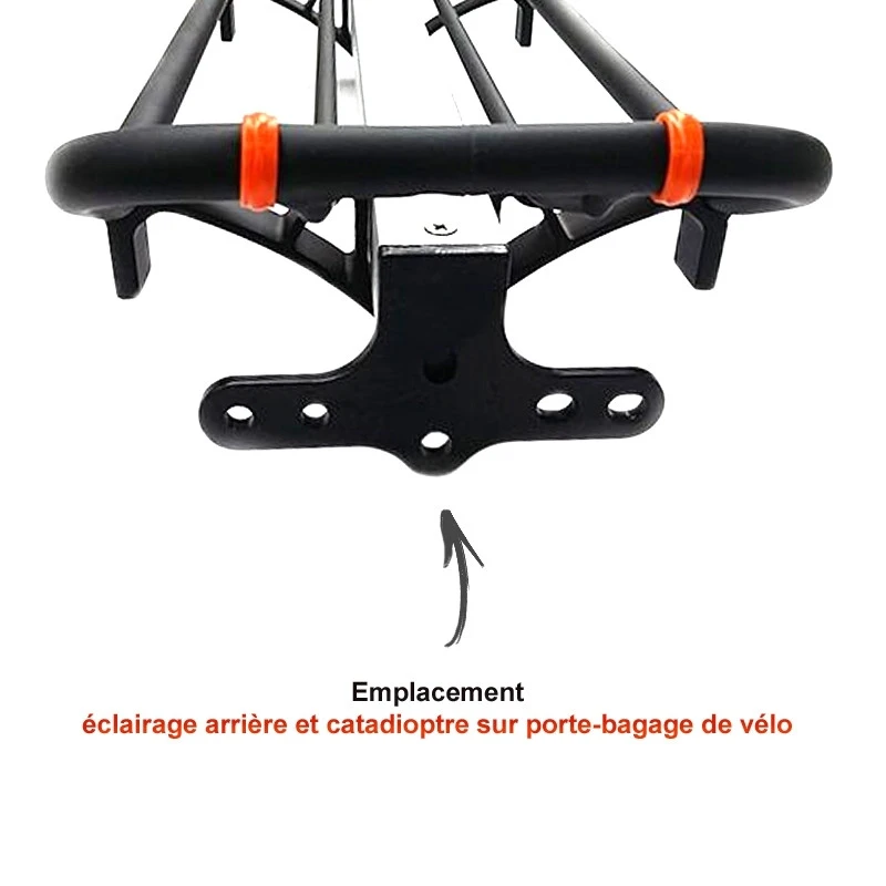 Porte-Bagage Plate-forme - Fixation Sur Tube De Selle 2 Porte-Bagage Plate-forme - Fixation Sur Tube De Selle – Image 2