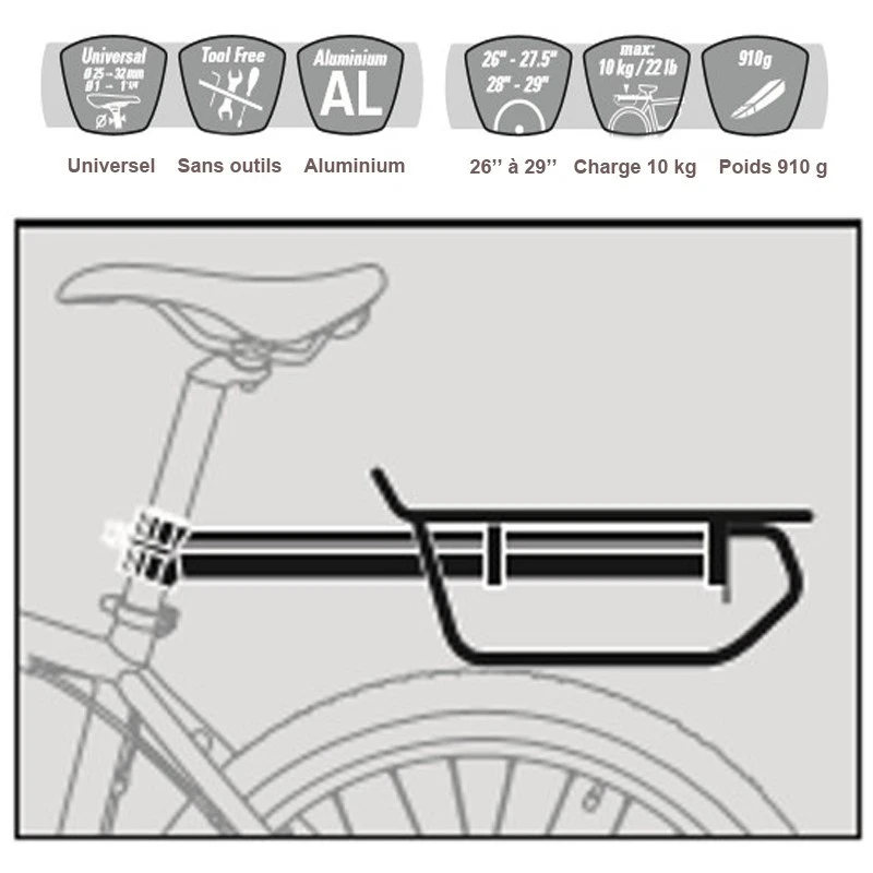 ZEFAL Porte-bagages Raider R30 Zéfal, Adapté Aux VTT Tout Suspendu 3 ZEFAL Porte-bagages Raider R30 Zéfal, Adapté Aux VTT Tout Suspendu – Image 3