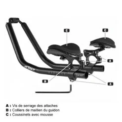 Prolongateur De Cintre Vélo Pour Triathlon Professionnel 4 Prolongateur De Cintre Vélo Pour Triathlon Professionnel -Mon Univers Velo Magasin prolongateur de cintre velo pour triathlon professionnel 1