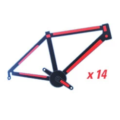 Protection De Cadre ZEFAL Skin Armor L - Transparent -Mon Univers Velo Magasin protection de cadre zefal skin armor l transparent 2