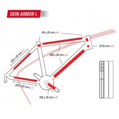 Protection De Cadre ZEFAL Skin Armor L - Transparent