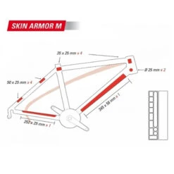Protection De Cadre ZEFAL Skin Armor M - Transparent