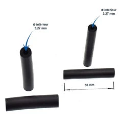 Protège Douille De Direction/cadre Mousse Noir Pour Gaine -Mon Univers Velo Magasin protege douille de direction cadre mousse noir pour gaine 2