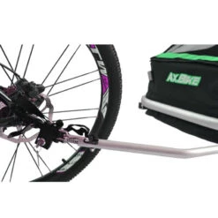 Remorque Enfant Pour Vélo 2 Places Pliable 1-step Ax.Bike -Mon Univers Velo Magasin remorque enfant pour velo 2 places pliable 1 step axbike 4