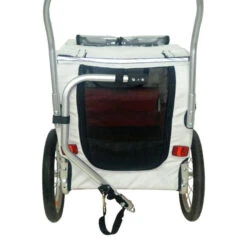 Remorque/poussette Aluminium Avec Système Pliant Pour Chien 8 Remorque/poussette Aluminium Avec Système Pliant Pour Chien -Mon Univers Velo Magasin remorque poussette aluminium avec systeme pliant pour chien 3