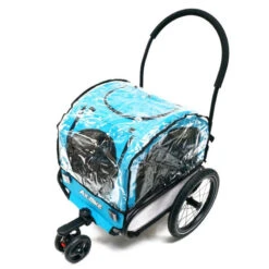 Remorque/poussette Aluminium Pliable Pour Chien AX-BIKE 9 Remorque/poussette Aluminium Pliable Pour Chien AX-BIKE -Mon Univers Velo Magasin remorque poussette aluminium pliable pour chien ax bike 3