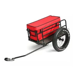 Remorque Utilitaire Cargo Surfer Noir Roue 20x4 Charge 60 Kg -Mon Univers Velo Magasin remorque utilitaire cargo surfer noir roue 20x4 charge 60 kg 2
