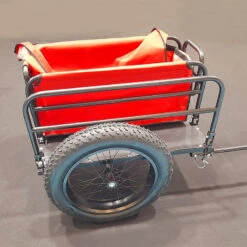 Remorque Utilitaire Cargo Surfer Noir Roue 20x4 Charge 60 Kg -Mon Univers Velo Magasin remorque utilitaire cargo surfer noir roue 20x4 charge 60 kg 5