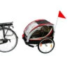 Remorque Vélo Double Pour Enfant Avec Kit Piéton