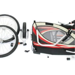 Remorque Vélo Double Pour Enfant Avec Kit Piéton -Mon Univers Velo Magasin remorque velo double pour enfant avec kit pieton 3