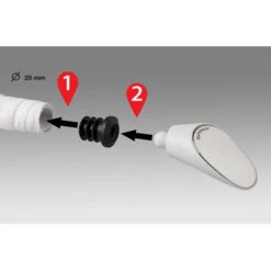 Rétroviseur Sprintech RACING BLANC Pour Vélo De Course - La Paire -Mon Univers Velo Magasin retroviseur sprintech racing blanc pour velo de course la paire 2