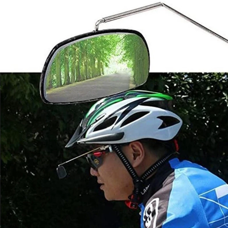 Rétroviseur Vélo à Clipser Sur Lunette Ou Casque Cycliste 1 Rétroviseur Vélo à Clipser Sur Lunette Ou Casque Cycliste