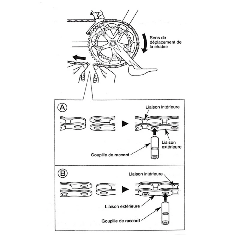 Rivet Pour Chaine Vélo 9 Vitesses Shimano Par 5 2 Rivet Pour Chaine Vélo 9 Vitesses Shimano Par 5 – Image 2