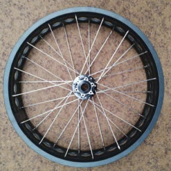 Roue 20 " Fat Bike Avec Moyeu Frein à Disque Et Axe