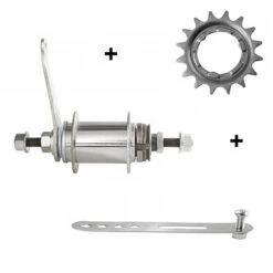 Roue Arrière De Vélo à Rétropédalage 1 V 26 Pouces Axe à écrou -Mon Univers Velo Magasin roue arriere de velo a retropedalage 1 v 26 pouces axe a ecrou 1