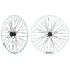 Roue Arriere Fixie Jante Blanche Moyeu Noir