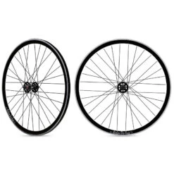 Roue Arriere Fixie Jante Noire Moyeu Noir