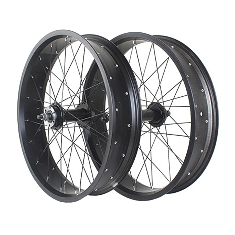 Roues Complètes Avec Jantes Et Fonds De Jante Pour Fatbike 3 Roues Complètes Avec Jantes Et Fonds De Jante Pour Fatbike – Image 3