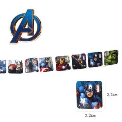 Rouleau De 200 Stickers AVENGERS Pour La Décoration Des Enfants à Vélo -Mon Univers Velo Magasin rouleau de 200 stickers avengers pour la decoration des enfants a velo 2