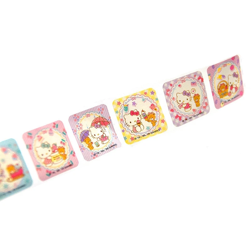 Rouleau De 200 Stickers HELLO KITTY Pour Petite Fille à Vélo 4 Rouleau De 200 Stickers HELLO KITTY Pour Petite Fille à Vélo – Image 4