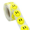 Rouleau De 50 Stickers SMILEY Pour Sécurité Enfant à Vélo