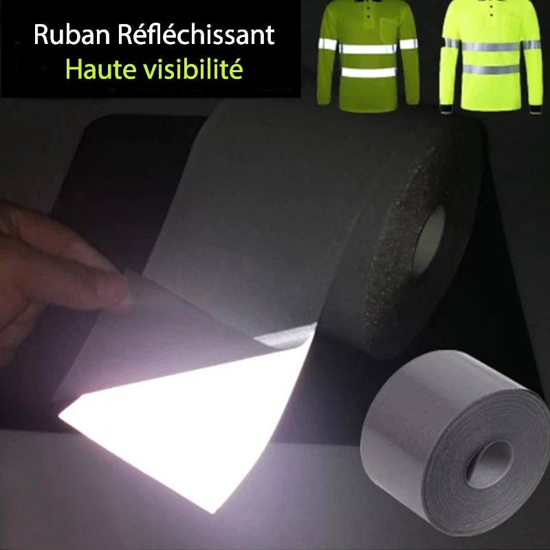 Ruban Adhésif Rétroréfléchissant Haute Visibilité 2 Ruban Adhésif Rétroréfléchissant Haute Visibilité – Image 2