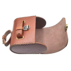 Sacoche De Selle Vélo Vintage En Cuir Brun -Mon Univers Velo Magasin sacoche de selle velo vintage en cuir brun 4